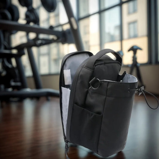 Sesbou Magnetic Companion™ – Magnetic Gym Bag (Waterproof & Touch-Friendly)