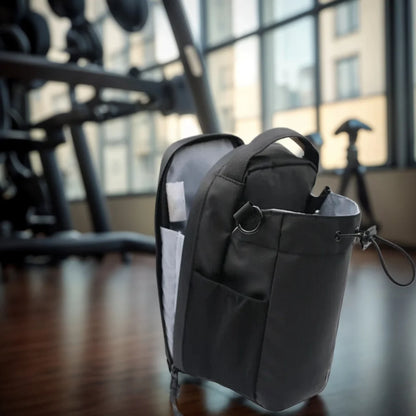 Sesbou Magnetic Companion™ – Magnetic Gym Bag (Waterproof & Touch-Friendly)